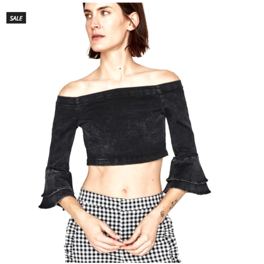 Zara acid wash top